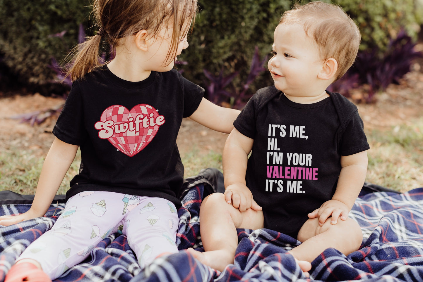 Swiftie Disco Heart Valentines Tee - Toddler