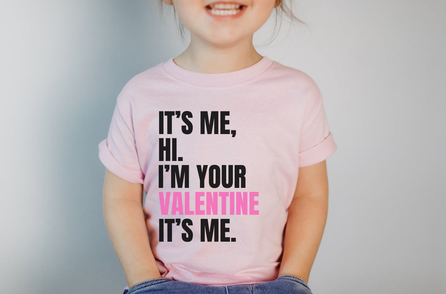 It's Me, Hi Valentines Tee - Toddler