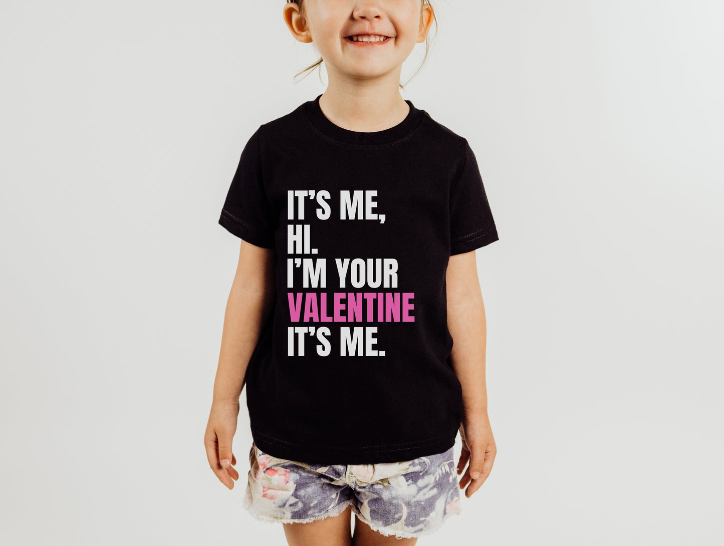 It's Me, Hi Valentines Tee - Toddler