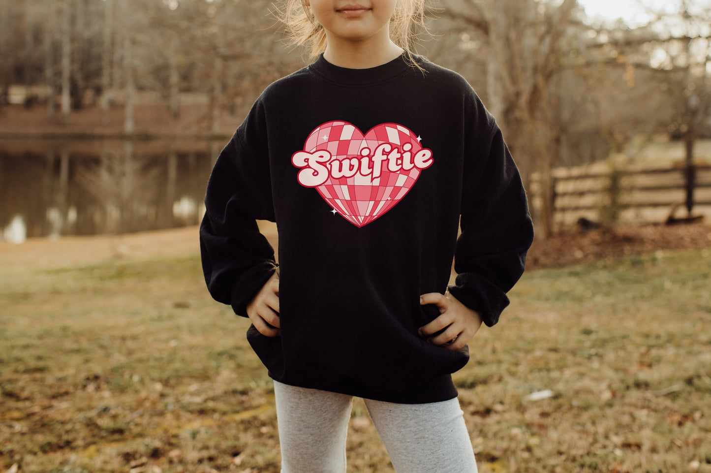 Swiftie Disco Heart Valentines Crewneck